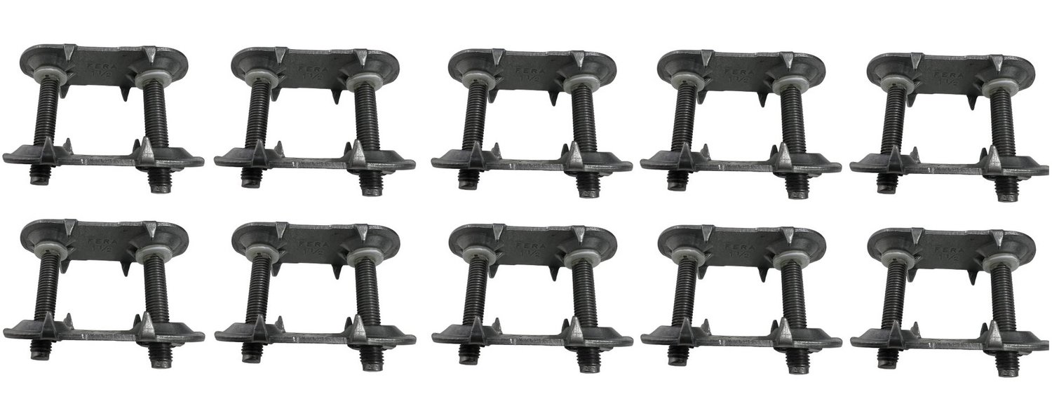 10 Grampos Correia Transportadora 1.1/2 Farpa FERA