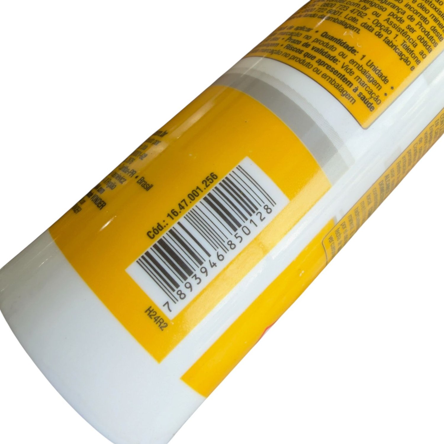 Borracha de Silicone Acético Transparente 256g VONDER