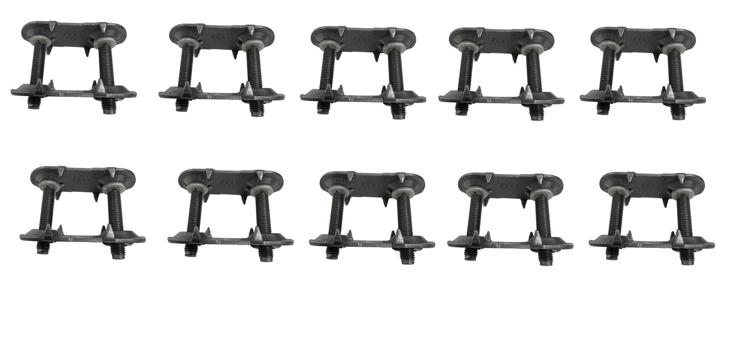 10 Grampos Correia Transportadora 1.1/2 Farpa FERA