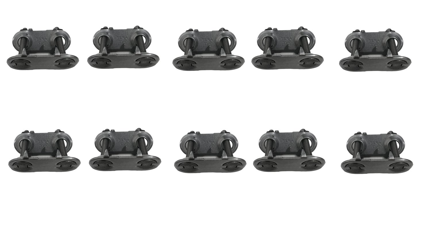 10 Grampos Correia Transportadora 1.1/2 Farpa FERA