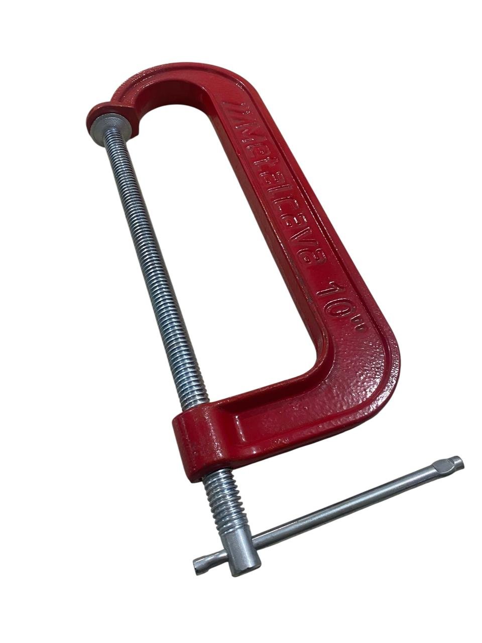 Grampo Sargento Fixação Tipo C 10" METALCAVA - C10