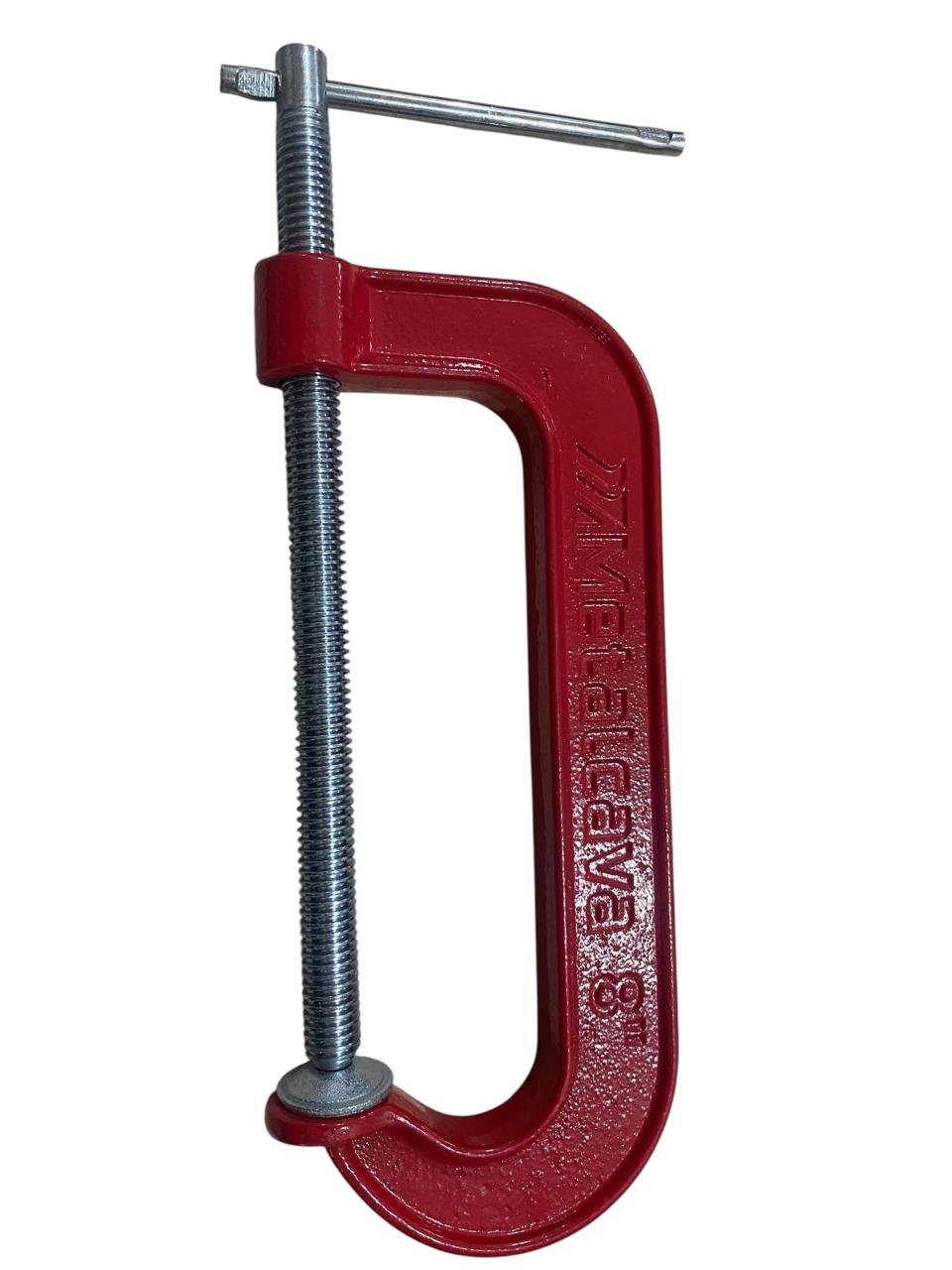 Grampo Sargento Fixação Tipo C 8" METALCAVA - C8
