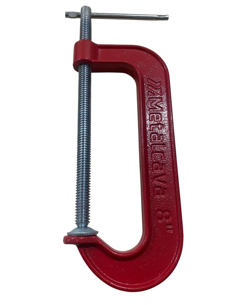 Grampo Sargento Fixação Tipo C 8" METALCAVA - C8