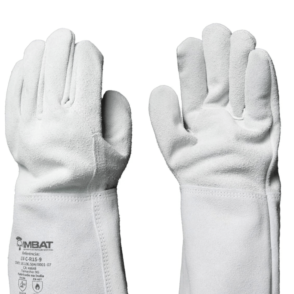 Luva Raspa Petroleira 7cm 9(G) Imbat Blister CA 49661