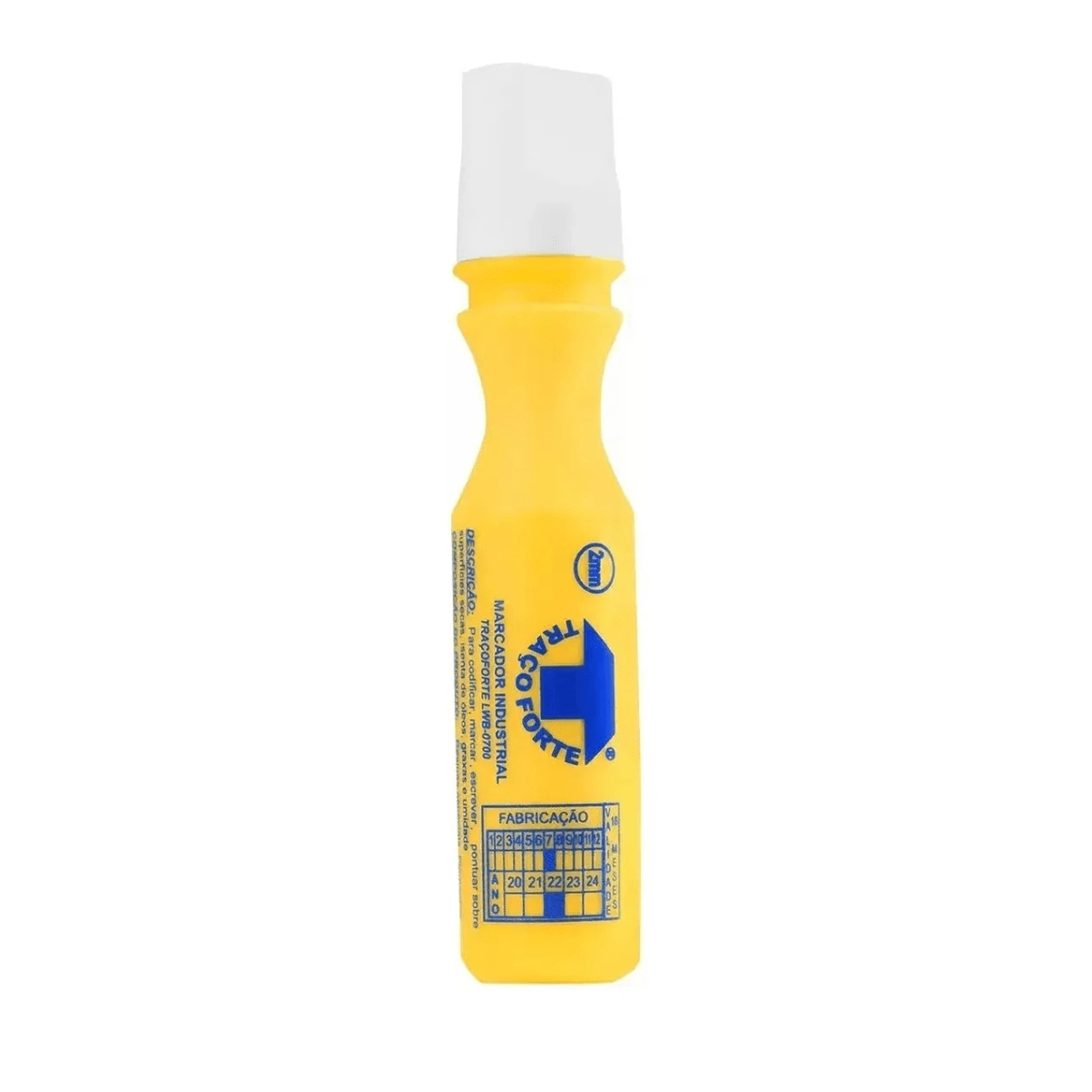 Marcador Esf Plastico 60Ml 2Mm Amarelo Baden