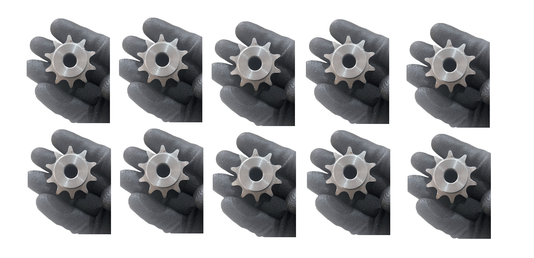 10  peças de Engrenagem Simples ASA 1.40.10 ABT2 - KIT