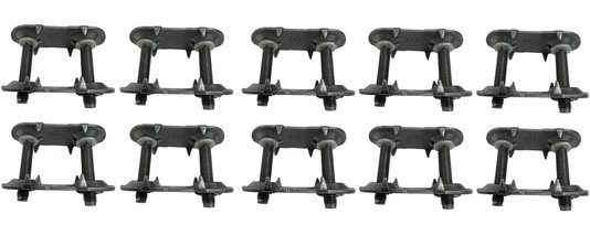 10 Grampos Correia Transportadora 1.1/2 Farpa FERA