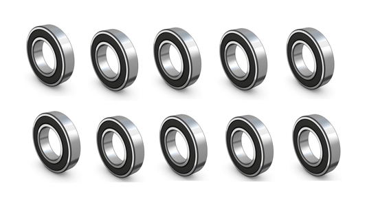 10 peças de Rolamentos 6005 DDU C3 SCHORCH - KIT