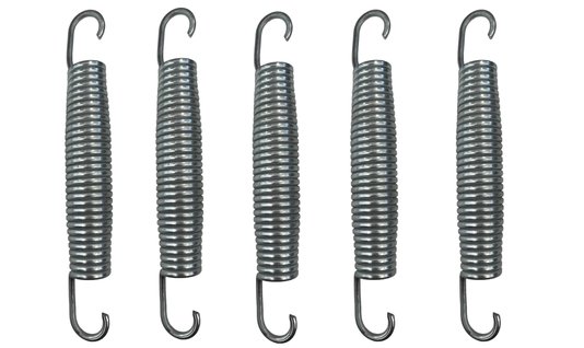 5 peças de Mola Cama Elástica Bicônica C108 - Média 150mm