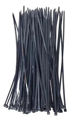 Abraçadeira Nylon Preta 300x4,8mm 100un AJAX