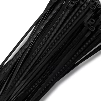 Kit 100 Abraçadeira Nylon 100X2,5Mm Preta Cj Ajax