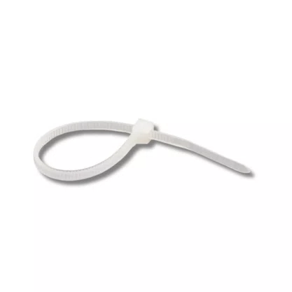 Kit 100 Abracadeira Nylon 200X3,5Mm Branca Ajax