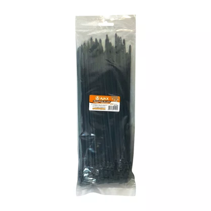 Kit 100 Abraçadeira Nylon 250X4,8Mm Pt Ajax