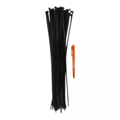 Kit 50 Abraçadeira Nylon 380X4,8Mm Pt  Ajax