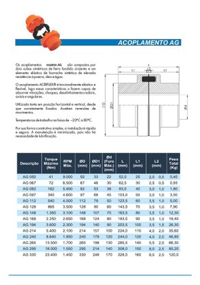 Acoplamento Elástico AG 112