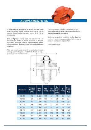 Acoplamento Elástico AC 100