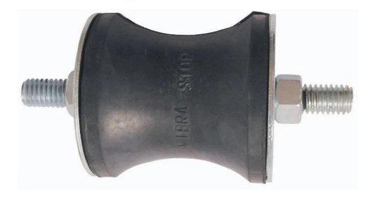 Amortecedor Coxim III 1/2 70X70MM VIBRA-STOP