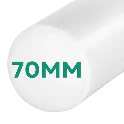 Barra Tarugo de Polipropileno 70x1000mm MGS