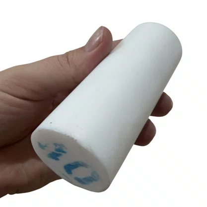 Barra Tarugo de Teflon PTFE Puro 40X100mm