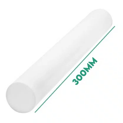 Barra Tarugo de Teflon PTFE Puro 65X300mm