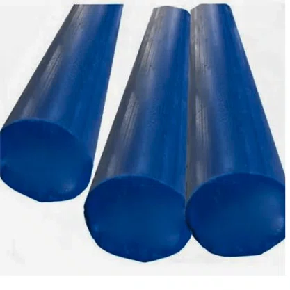 Barra Tarugo Redondo de UHMW 30x1000mm Azul
