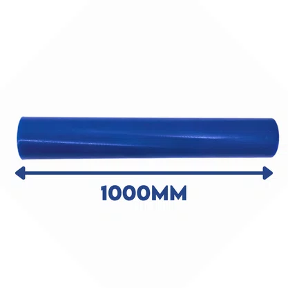 Barra Tarugo Redondo de  UHMW 40x1000mm Azul