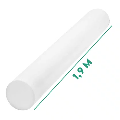 Barra Tarugo Nylon 6.6 45mm 1.9 Metro Redonda Tecnyl