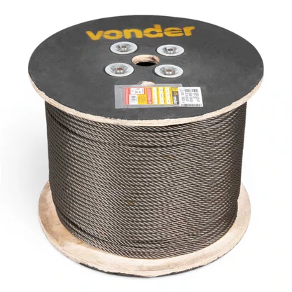 Cabo Aco Af 1/2-13,0 6X25f Polido  Vonder - Vendido em Metro