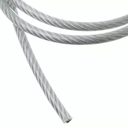 Cabo Aço Plastificado 3/32 2,4mm 6x7 Vonder- Em Metro