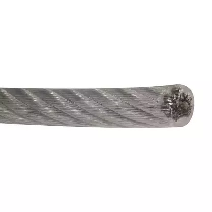 Cabo Aço Plastificado 3/32 2,4mm 6x7 Vonder- Em Metro