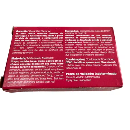 Cadeado Latão Pado LT35 35mm 2 Chaves Antiferrugem