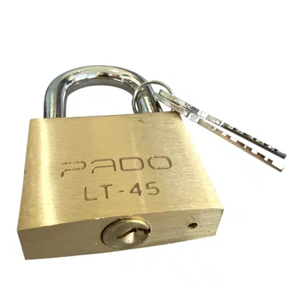 Cadeado Latão Pado LT45 45mm 2 Chaves Antiferrugem