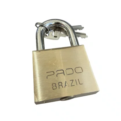 Cadeado Latão Pado LT45 45mm 2 Chaves Antiferrugem
