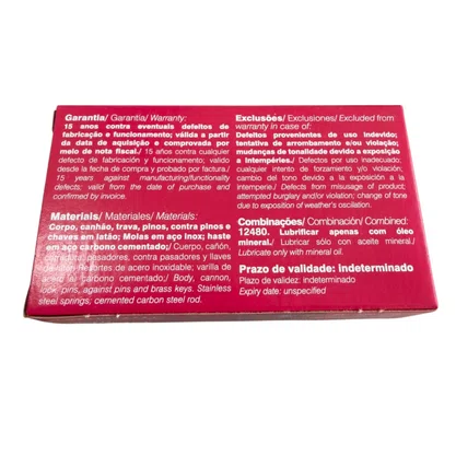 Cadeado Latão Pado LT45 45mm 2 Chaves Antiferrugem