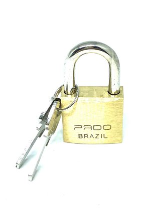 Cadeado Latão Pado LT30 30mm 2 Chaves Antiferrugem