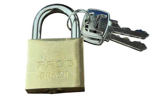 Cadeado Latão Pado LT35 35mm 2 Chaves Antiferrugem