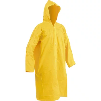 Capa Chuva Pvc Sem Forro Gg Amarela 954