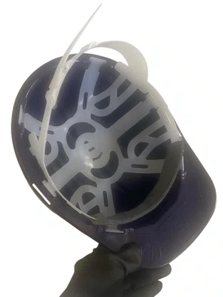 Capacete Segurança com Aba Frontal Azul VONDER