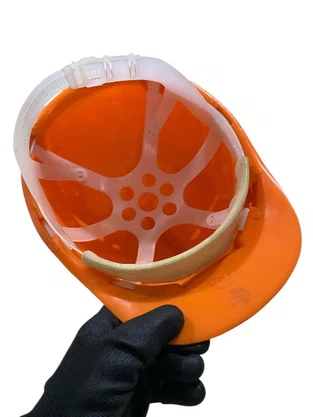 Capacete Segurança Aba Frontal Laranja Novel CA 8562