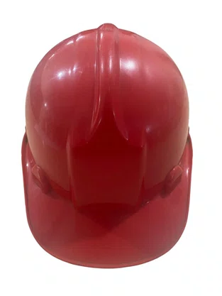 Capacete Segurança Aba Frontal Vermelho Novel CA 8562