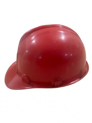Capacete Segurança Aba Frontal Vermelho Novel CA 8562