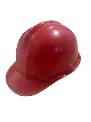 Capacete Segurança Aba Frontal Vermelho Novel CA 8562