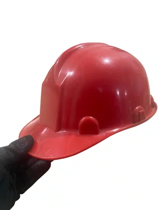 Capacete Segurança Aba Frontal Vermelho Novel CA 8562