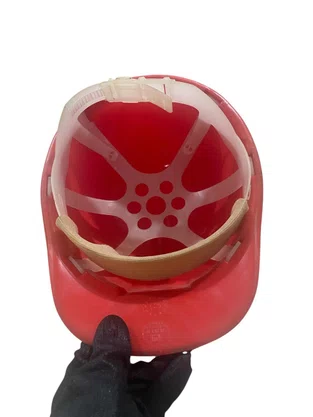 Capacete Segurança Aba Frontal Vermelho Novel CA 8562