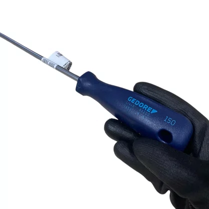 Chave Fenda 1/4x8" GEDORE Aço Resistente Profissional