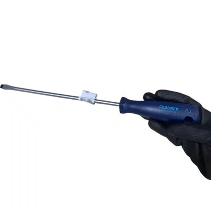 Chave Fenda 1/4x8" GEDORE Aço Resistente Profissional
