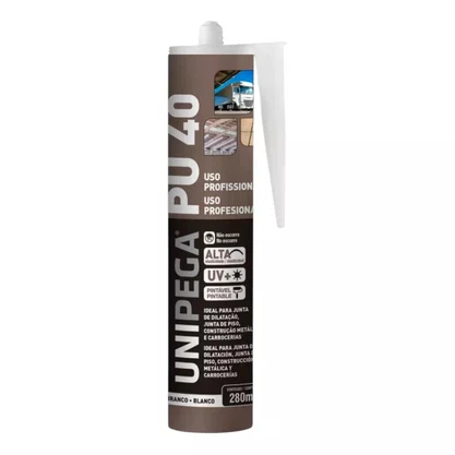 Cola Selante PU40 380g Branco Unipega Uso Geral