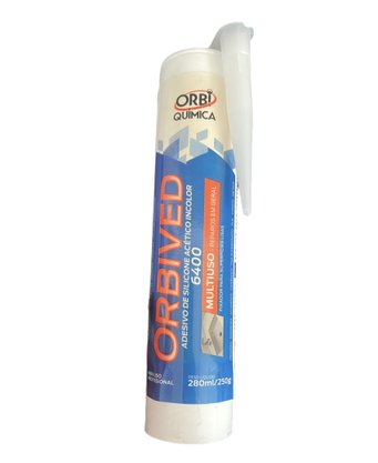 Cola Silicone Acético Incolor 250gr ORBIVED - ORBI