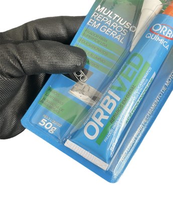 Cola Silicone Acético Incolor 50gr ORBIVED - ORBI