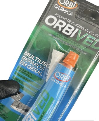 Cola Silicone Acético Incolor 50gr ORBIVED - ORBI